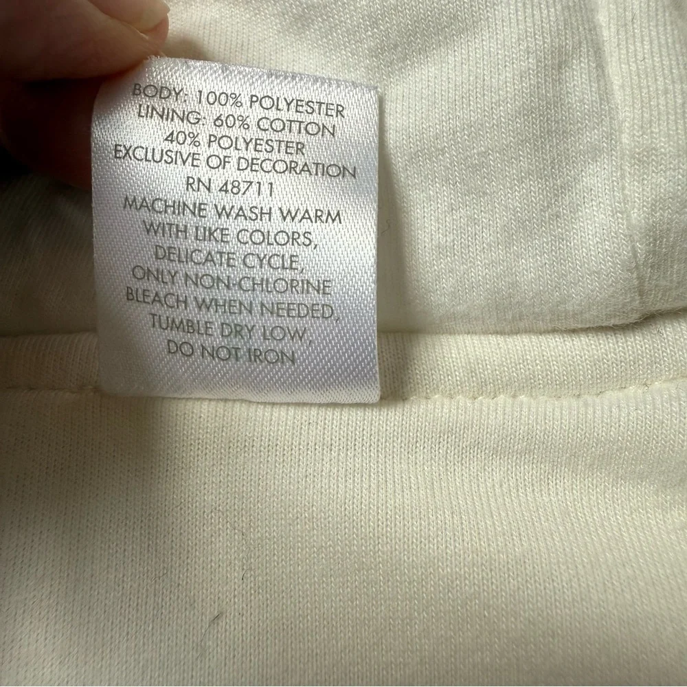 Lullaby Infant Baby Ivory Cream Bear Sherpa Bunting Snowsuit 3-6 Months